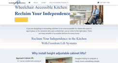 Desktop Screenshot of handicap-accessible-kitchens.com