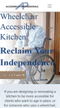 Mobile Screenshot of handicap-accessible-kitchens.com